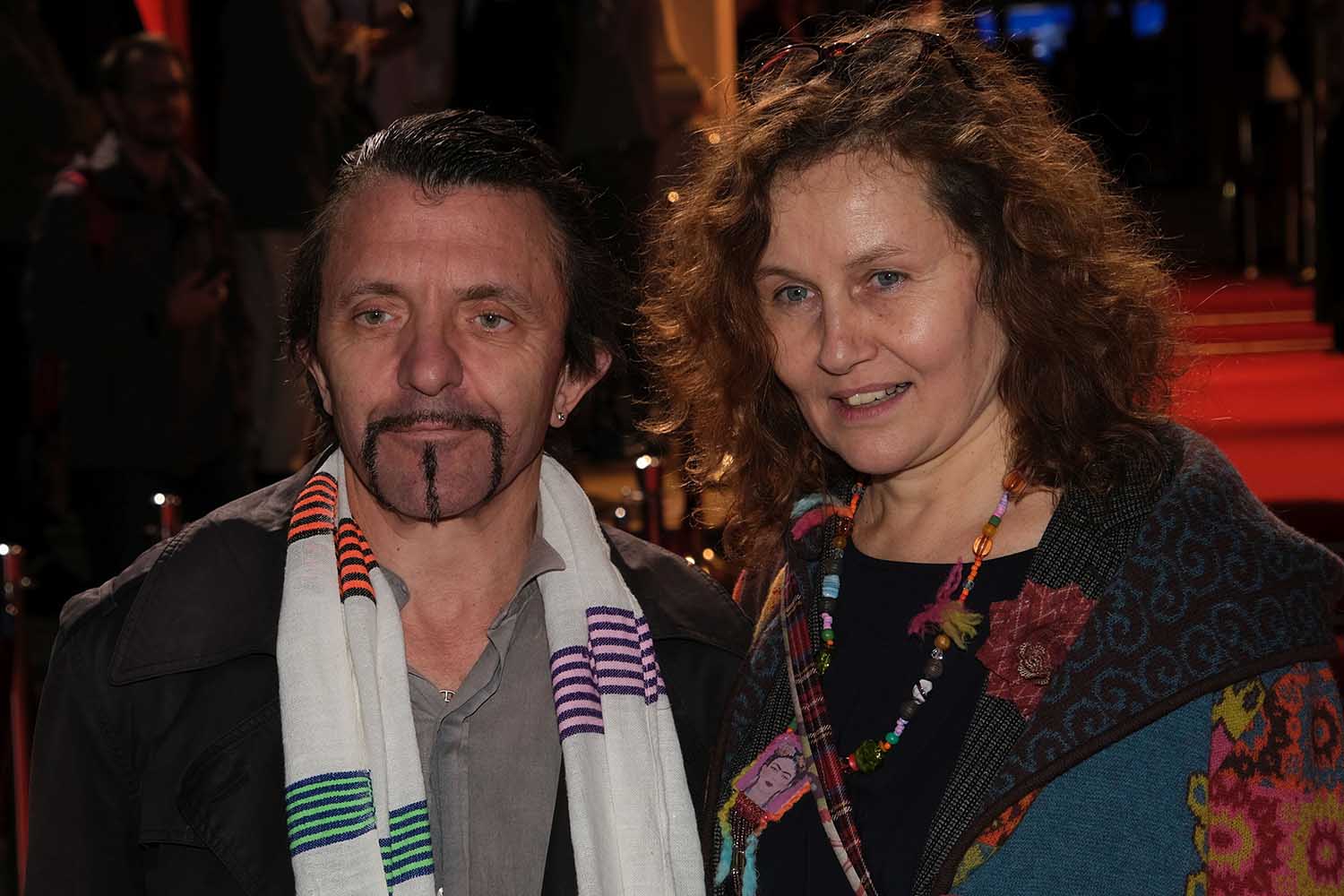 David Bennent mit Begleitung