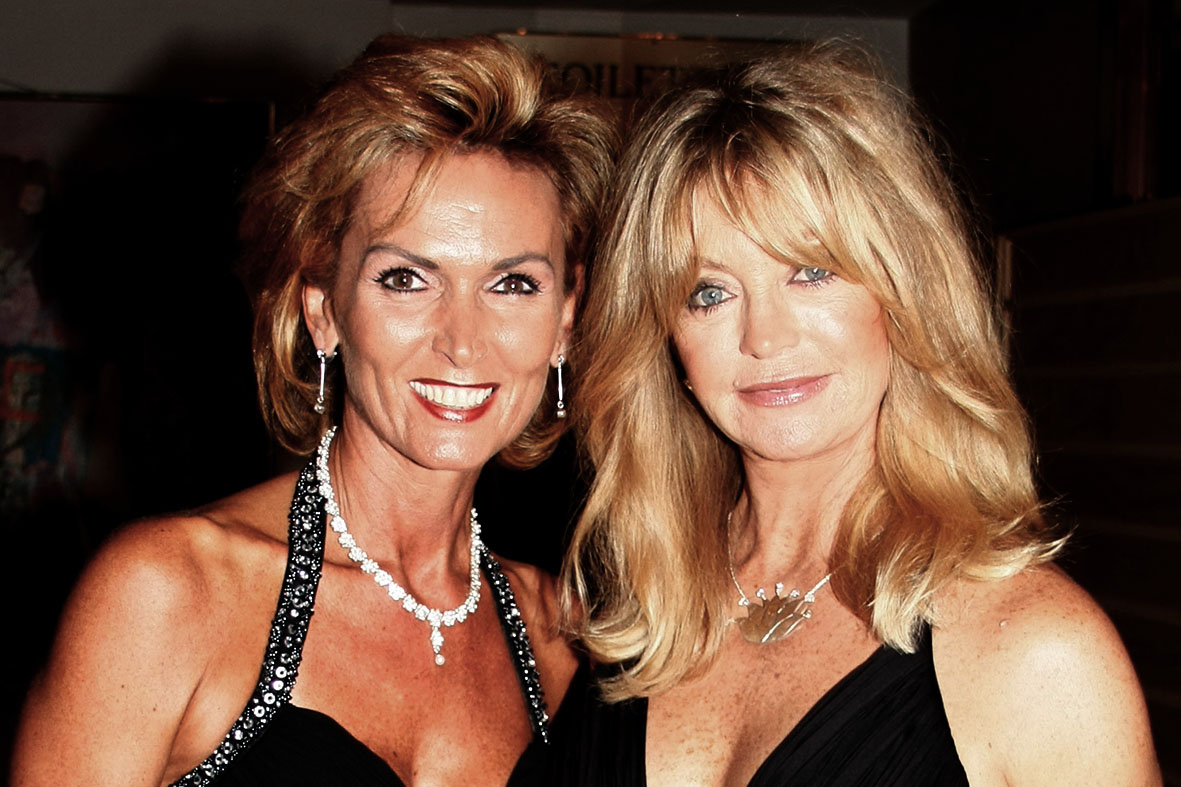Liane Wirzberger und Goldie Hawn