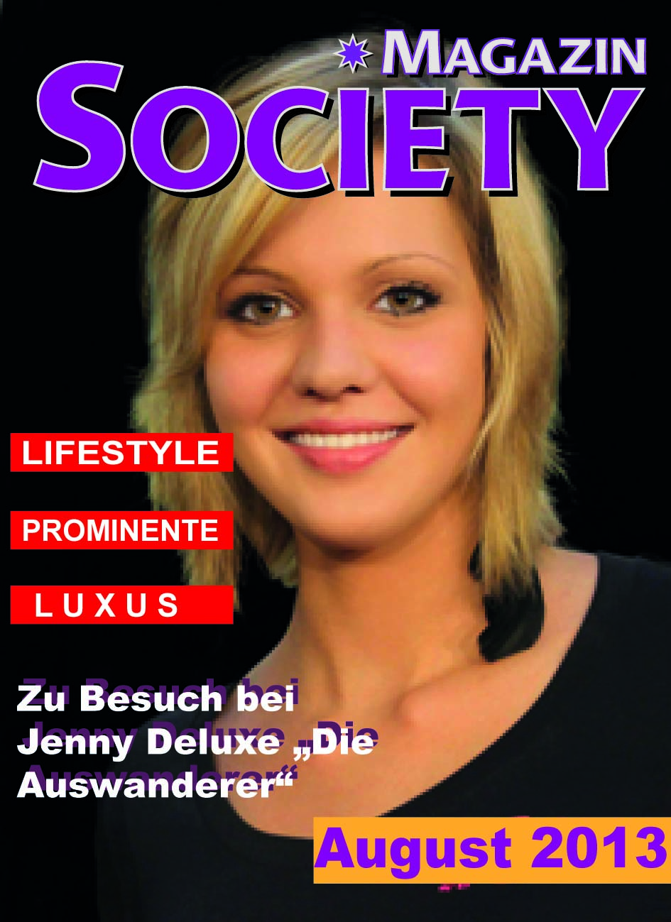 Society Magazin Titelvorlage August 2013