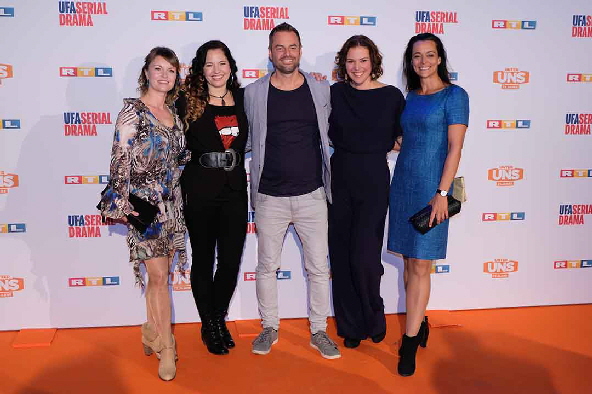 v.l.n.r Sylvia Agnes Muc, Katja Frenzel, Sebastian Feicht, Tatiana Katranzi, Yvonne de Bark